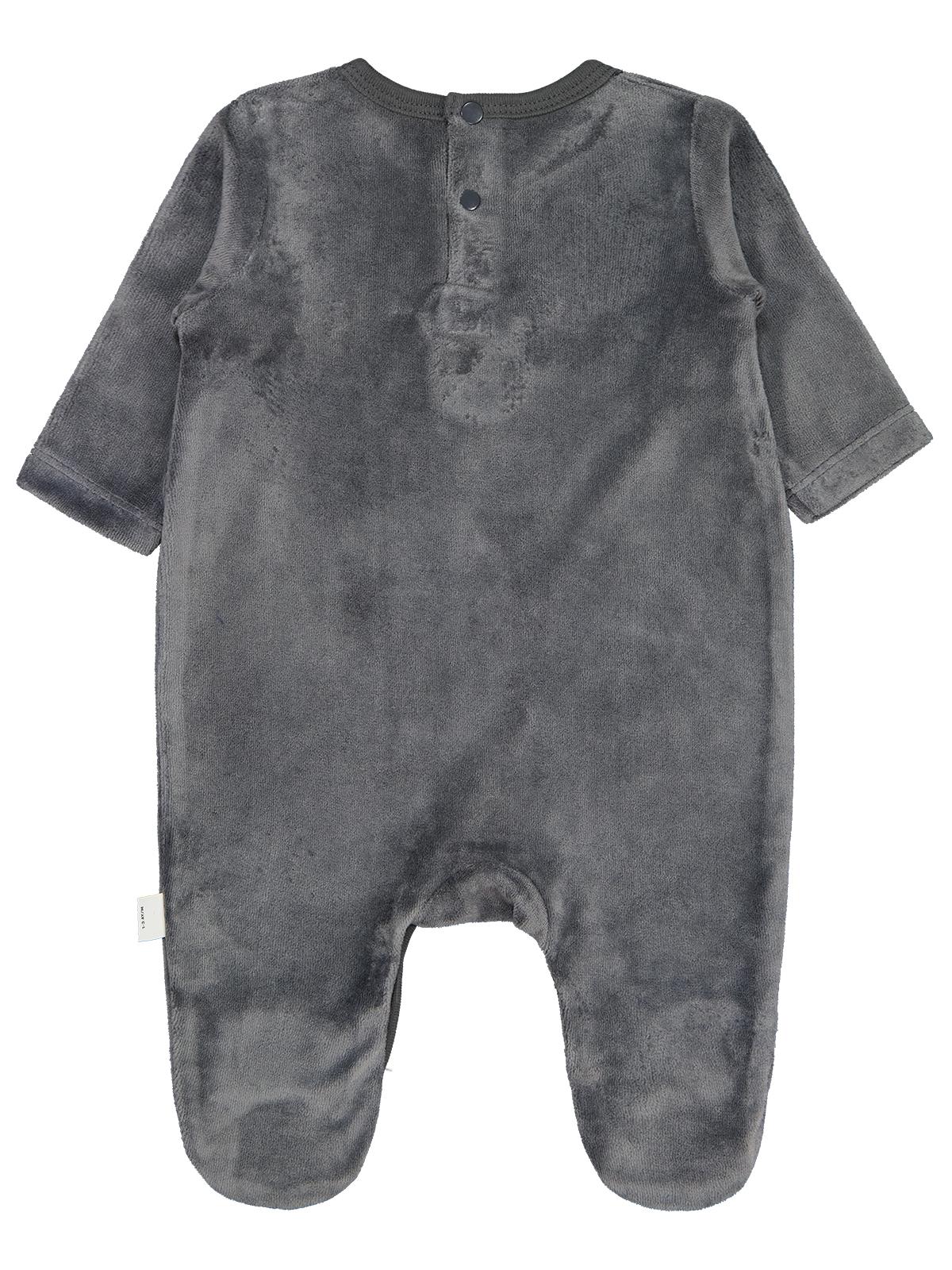 Civil Baby Sleepy Bear Ayıcık Nakışlı 1-9 Ay Tulum - Gri