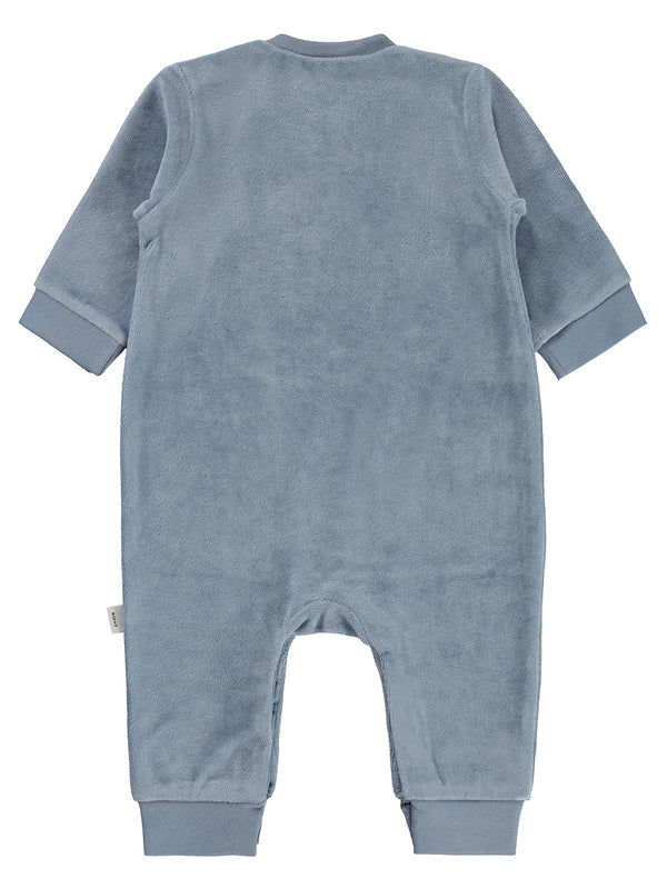 Civil Baby Fok Balığı Nakışlı 6-18 Ay Tulum - Mavi