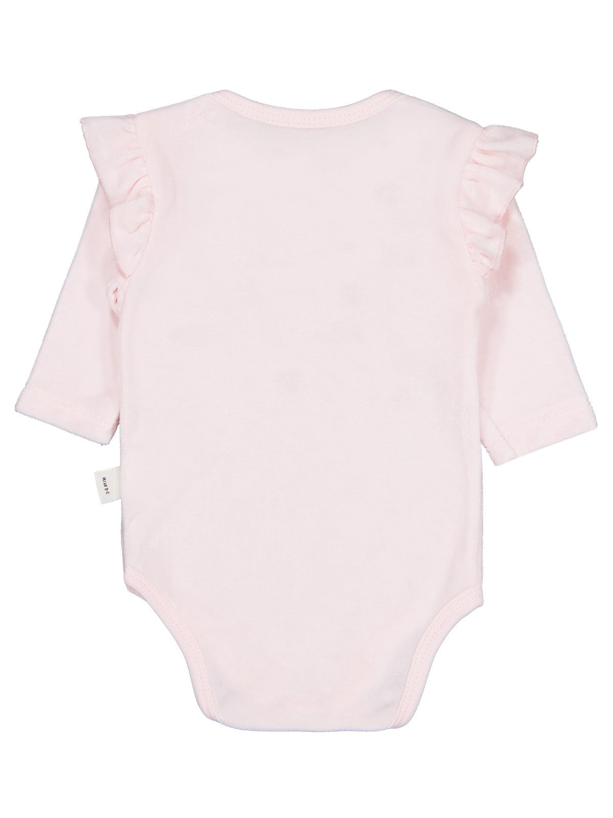 Civil Baby Yıldız Nakışlı 1-18 Ay Çıtçıtlı Badi - Pembe