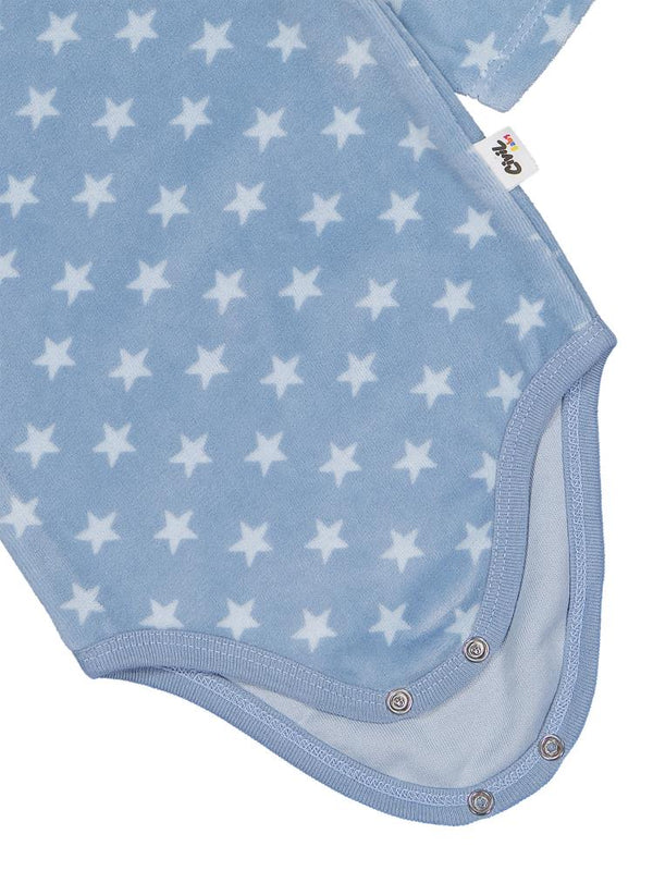 Civil Baby Yıldız Empirme 1-18 Ay Çıtçıtlı Badi - Mavi