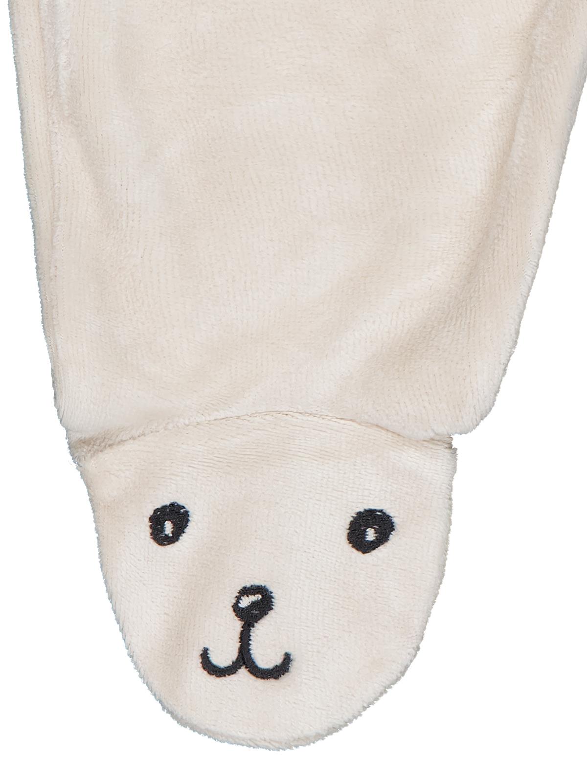 Civil Baby Adventure Awaıts Nakışlı 1-9 Ay Tek Alt Bebe - Bej