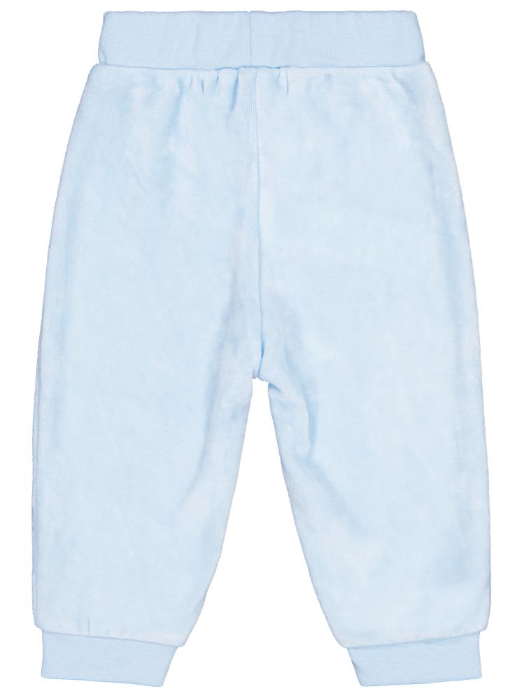 Civil Baby Ayakkabı Nakışlı 6-18 Ay Tek Alt Bebe - Mavi