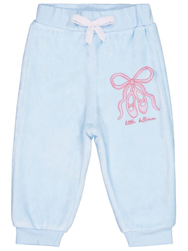 Civil Baby Ayakkabı Nakışlı 6-18 Ay Tek Alt Bebe - Mavi