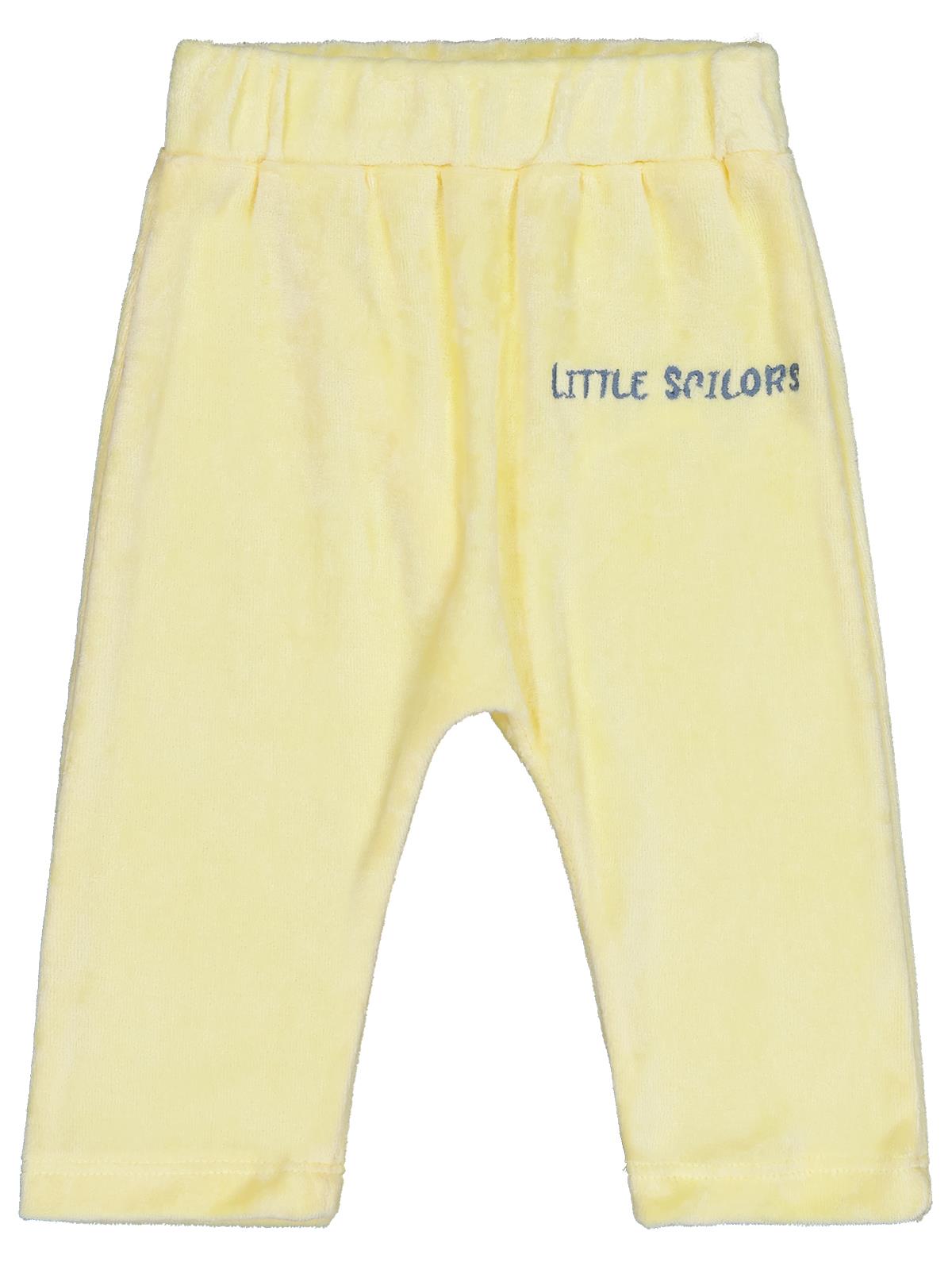 Civil Baby Lıttle Saılors Nakışlı 6-18 Ay Tek Alt Bebe - Sarı