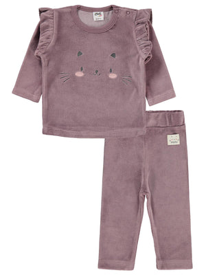 Civil Baby Süs Etiketli 6-18 Ay Takım - Kahve