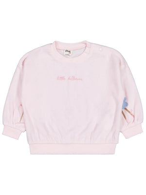 Civil Baby Balerin Nakışlı 6-18 Ay Sweatshirt - Pembe