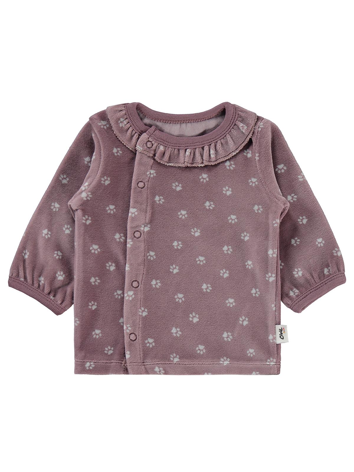 Civil Baby Mini Pati Empirme 1-9 AY Pijama Takımı - Kahve