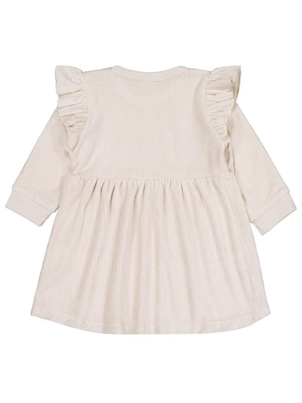 Civil Baby Kedi Nakışlı 6-18 Ay Elbise - Bej