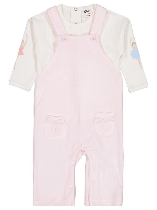 Civil Baby Cep Fiyonklu 6-18 Ay Slopet - Pembe