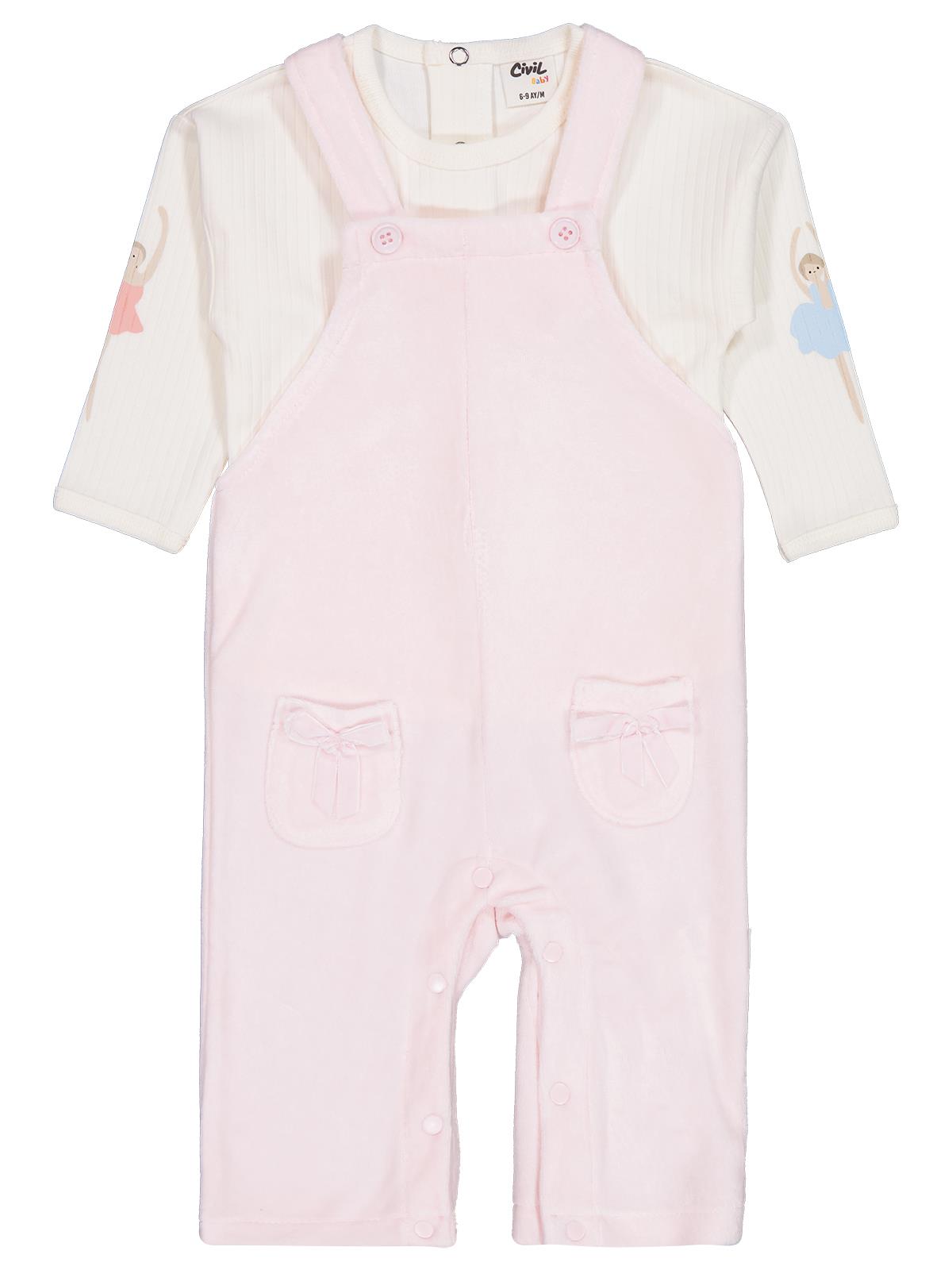 Civil Baby Cep Fiyonklu 6-18 Ay Slopet - Pembe