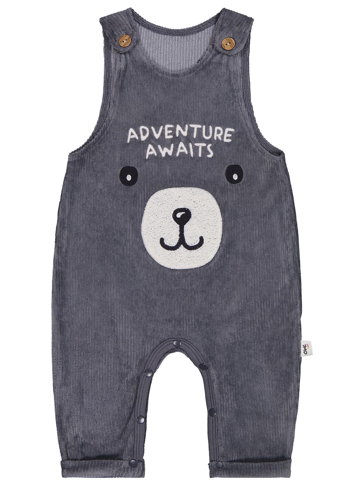 Civil Baby Adventure Awaıts Nakışlı Badili 6-18 Ay Slopet - Gri