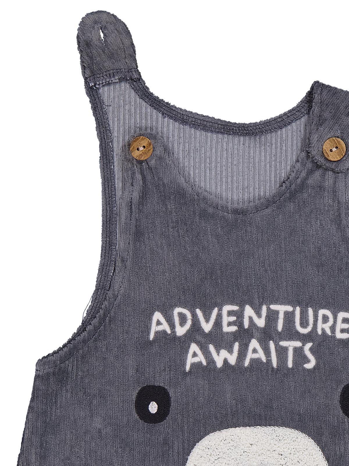 Civil Baby Adventure Awaıts Nakışlı Badili 6-18 Ay Slopet - Gri