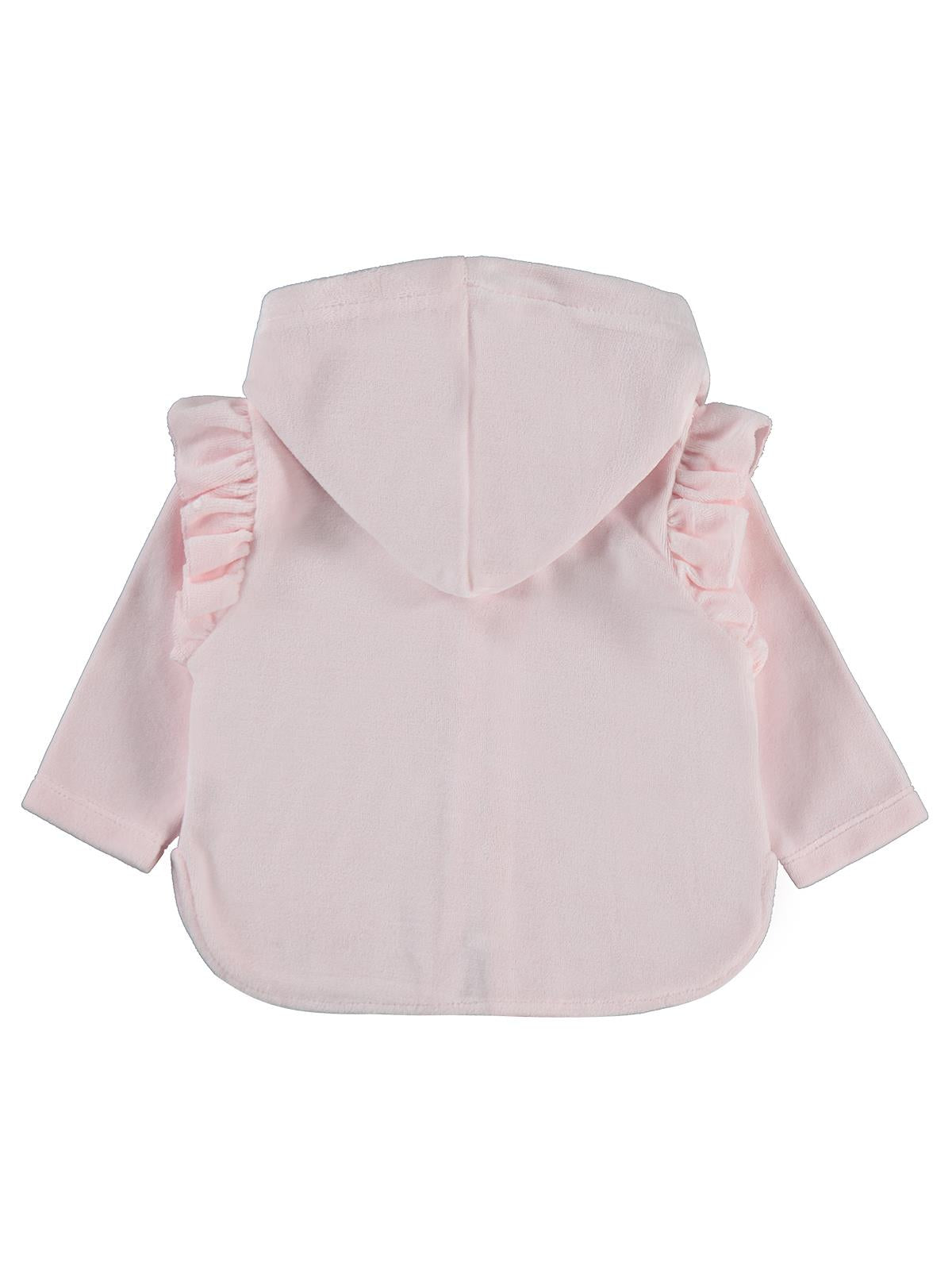 Civil Baby Kol Fırfırlı 6-18 Ay Hırka - Pembe