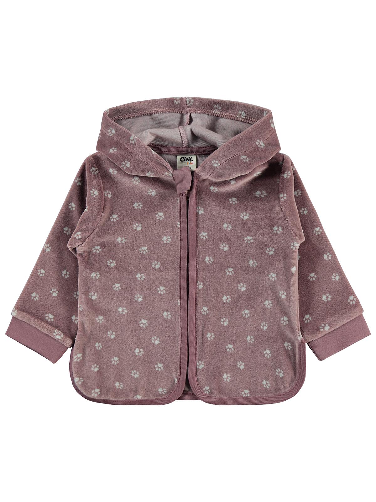 Civil Baby Mini Pati Empirme 6-18 Ay Hırka - Kahve