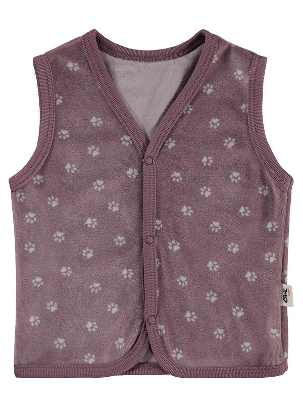 Civil Baby Mini Pati Empirme 6-18 Ay Yelek - Kahve