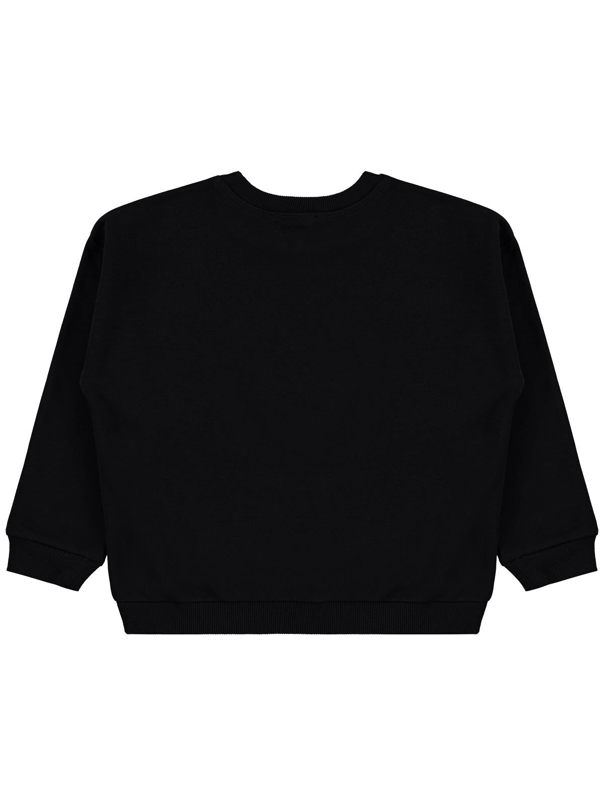 Civil Boys Aslan Nakışlı 6-9 Yaş Sweatshirt - Siyah