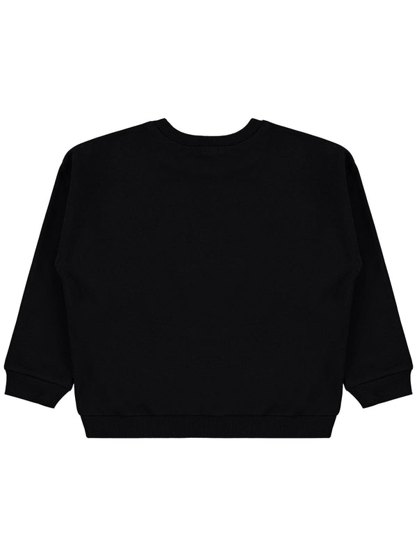 Civil Boys Aslan Nakışlı 6-9 Yaş Sweatshirt - Siyah