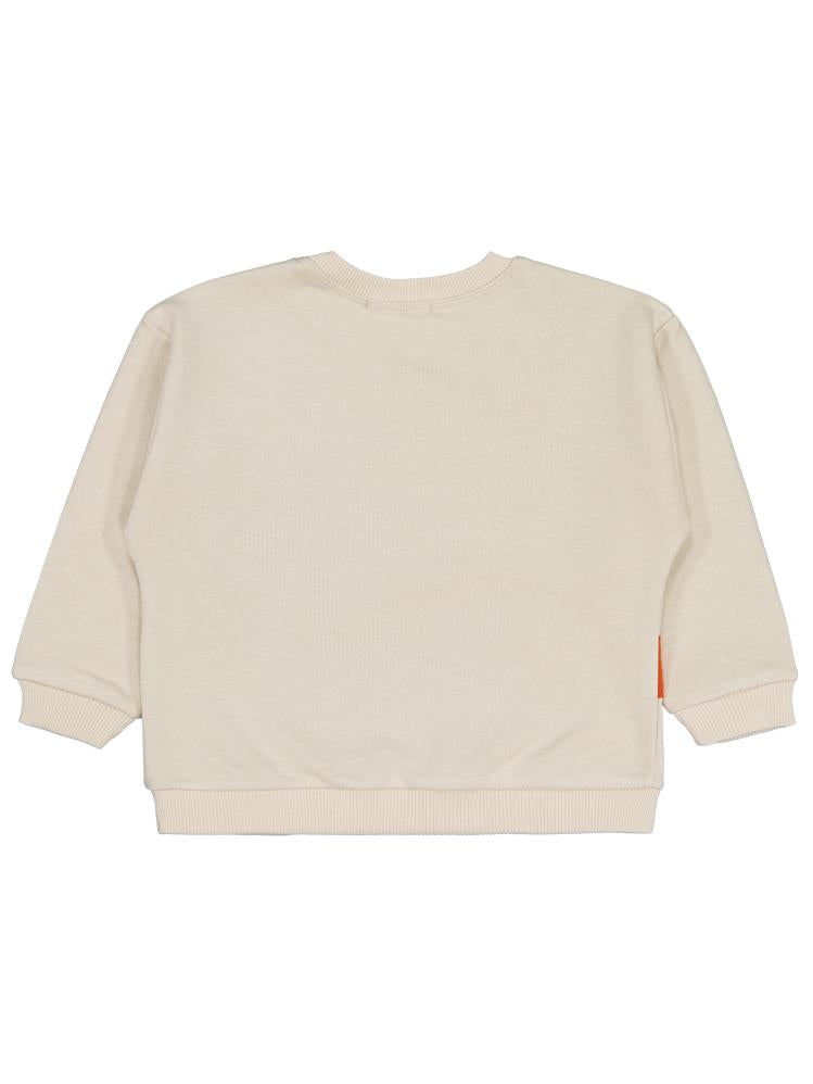 Civil Boys Cebi Surat Nakışlı 2-5 Yaş Sweatshirt - Bej