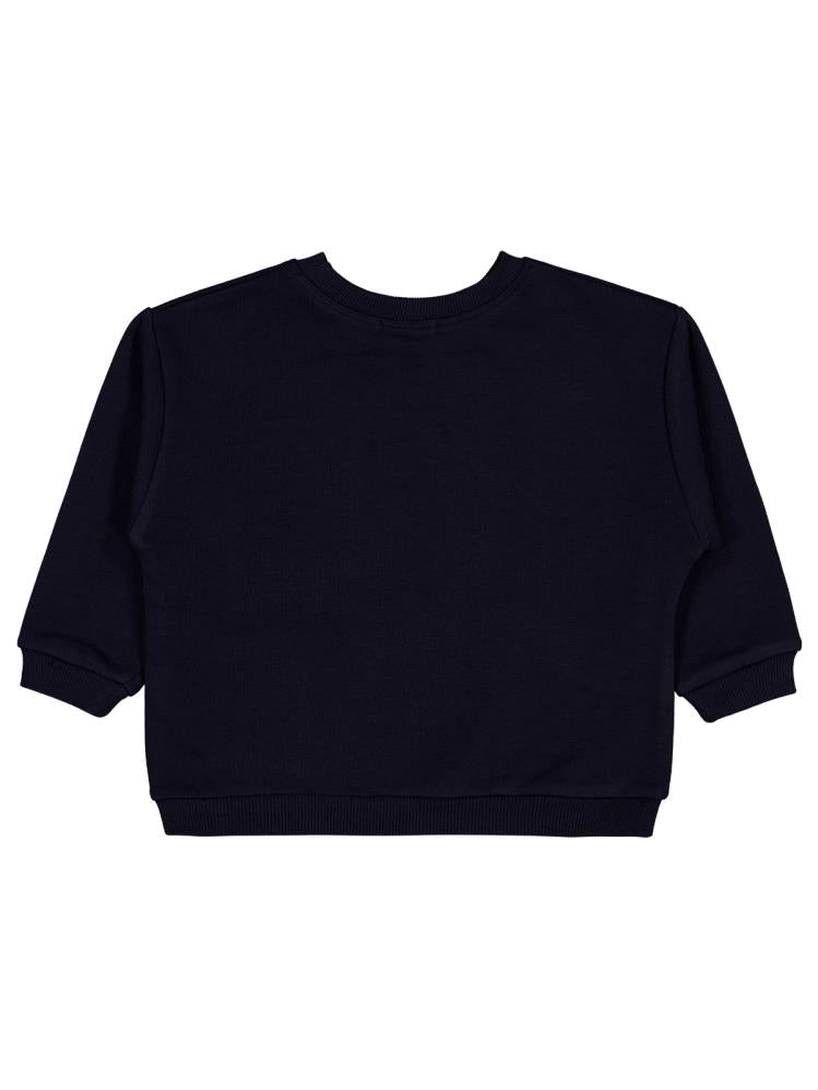 Civil Boys Cebi Surat Nakışlı 2-5 Yaş Sweatshirt - Lacivert