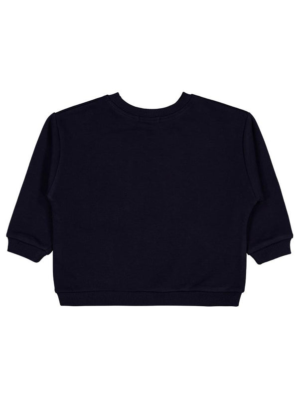 Civil Boys Cebi Surat Nakışlı 2-5 Yaş Sweatshirt - Lacivert