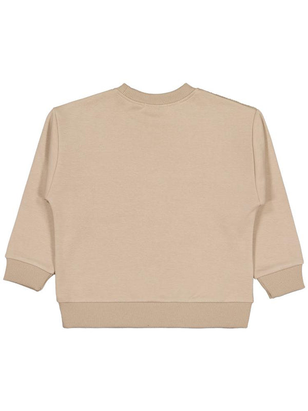 Civil Boys Peluş Garnili 6-9 Yaş Sweatshirt - Kahverengi