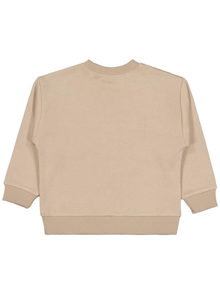 Civil Boys Peluş Garnili 6-9 Yaş Sweatshirt - Kahverengi