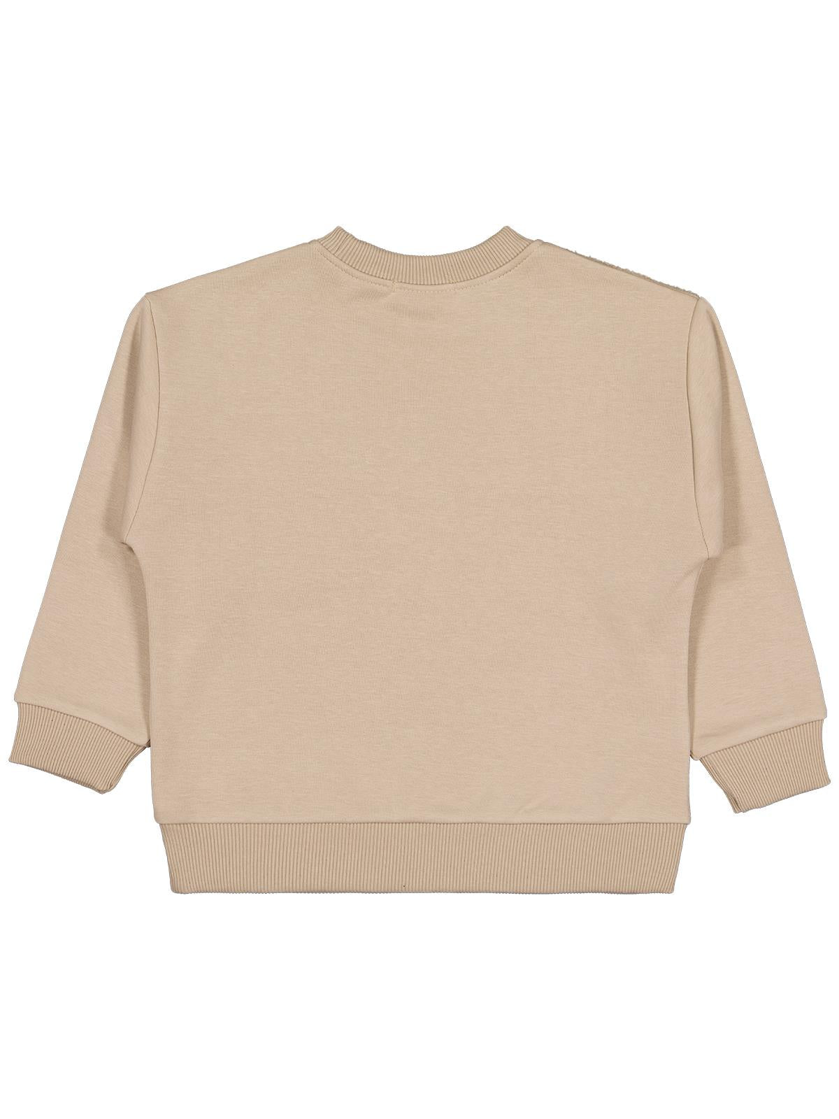 Civil Boys Peluş Garnili 6-9 Yaş Sweatshirt - Kahverengi