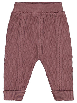 Civil Baby Örgülü Triko 6-18 Ay Eşofman Altı - Kahverengi