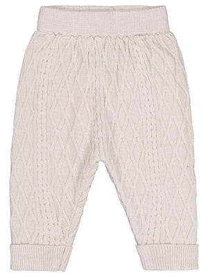 Civil Baby Örgülü Triko 6-18 Ay Eşofman Altı - Bej