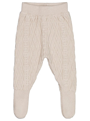 Civil Baby Patikli Örgülü Triko 3-12 Ay Eşofman Altı - Bej