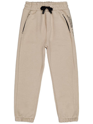 Civil Boys Fermuar Cepli Parçalı 10-13 Yaş Eşofman Altı - Bej