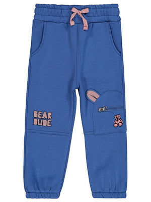 Civil Boys Bear BubeFermuarlı Kargo Cep 2-5 Yaş Eşofman Altı - Mavi