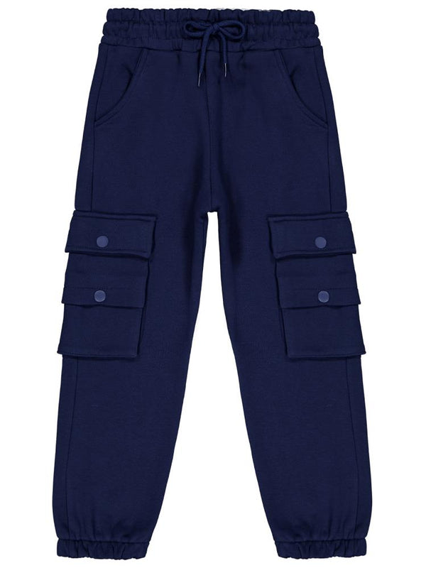 Civil Boys Çift Kargo cepli 6-9 Yaş Eşofman Altı - Lacivert