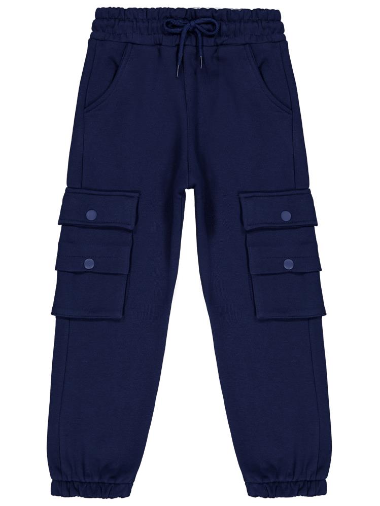 Civil Boys Çift Kargo cepli 6-9 Yaş Eşofman Altı - Lacivert