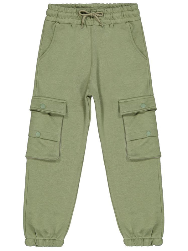 Civil Boys Çift Kargo cepli 6-9 Yaş Eşofman Altı - Haki