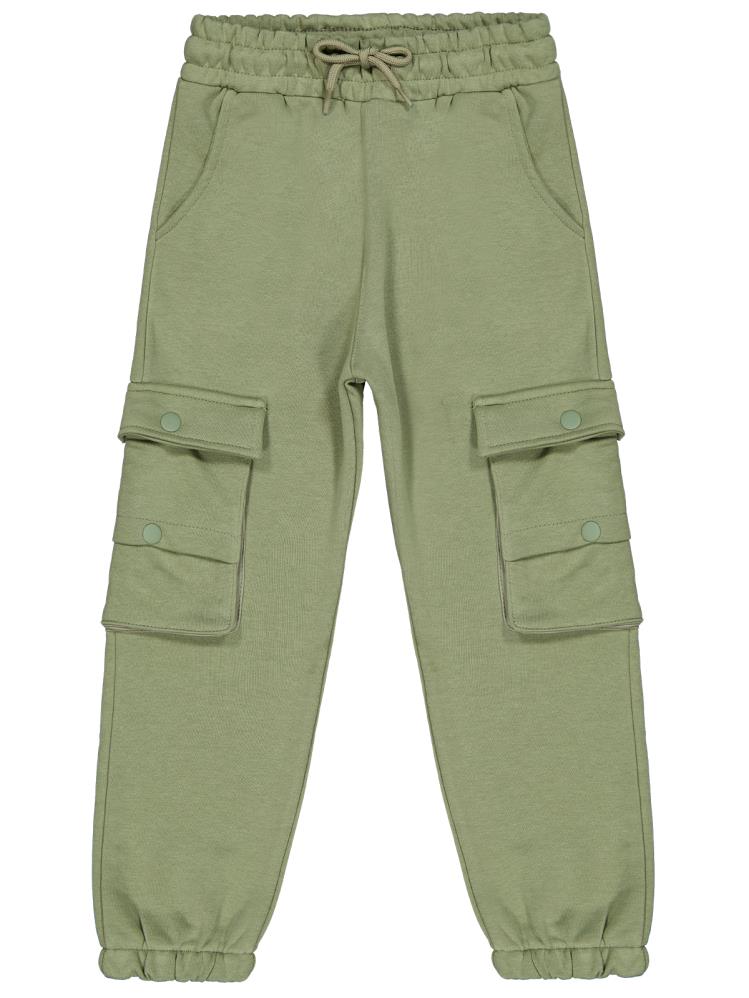 Civil Boys Çift Kargo cepli 6-9 Yaş Eşofman Altı - Haki