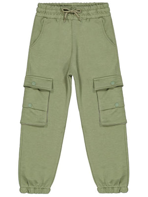 Civil Boys Çift Kargo cepli 6-9 Yaş Eşofman Altı - Haki