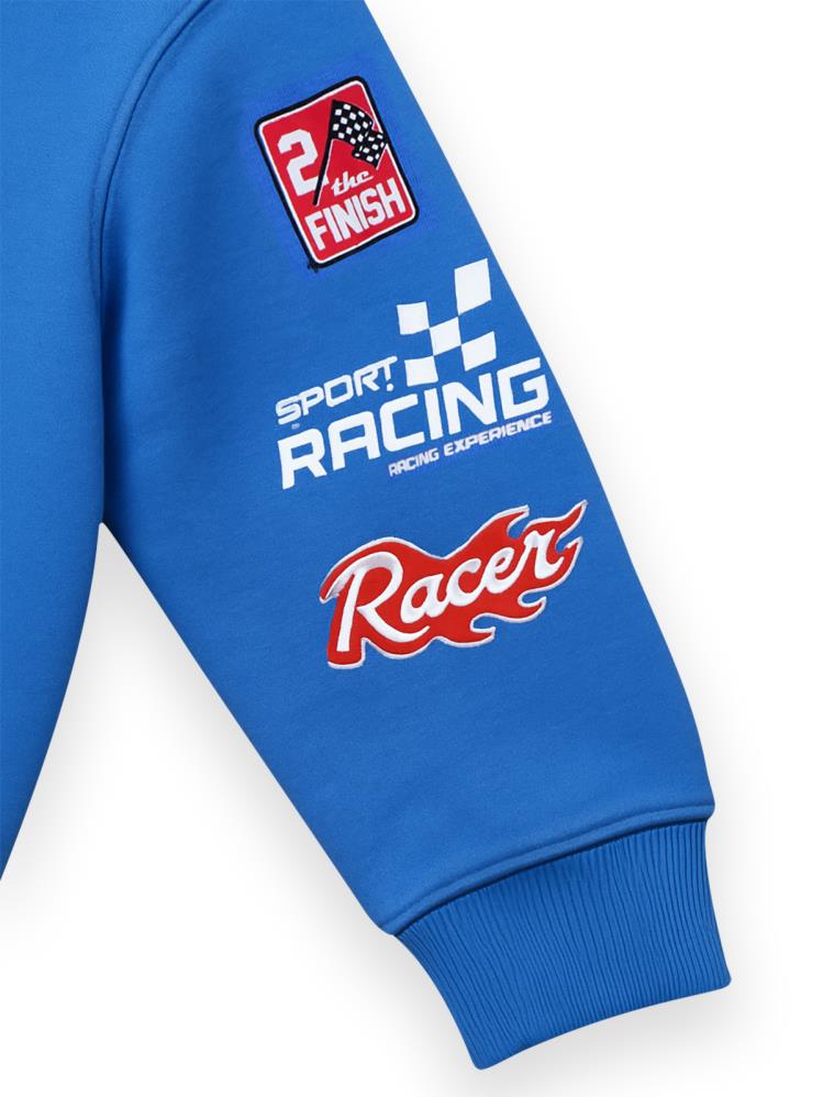 Civil Boys Super 92 Baskılı 6-9 Yaş Sweatshirt - Mavi