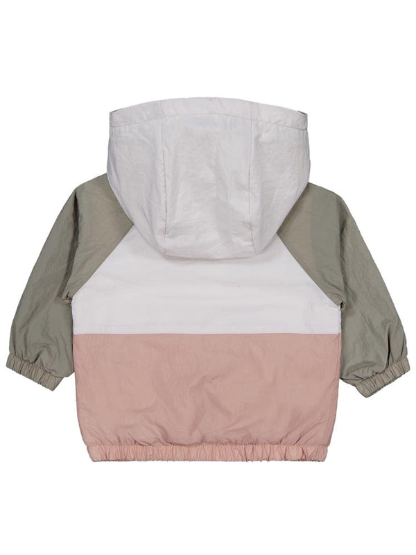 Civil Baby Blok Renkli İçi Polarlı 6-18 Ay Yağmurluk - Haki
