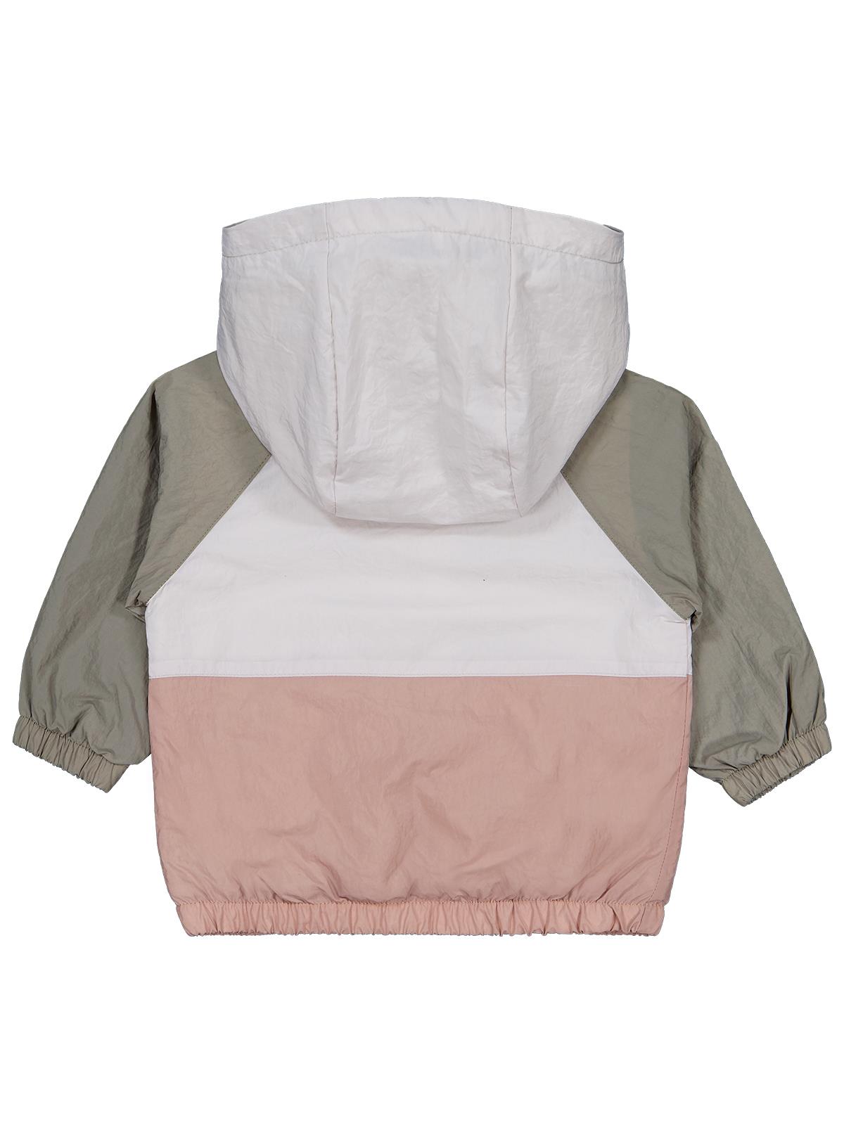 Civil Baby Blok Renkli İçi Polarlı 6-18 Ay Yağmurluk - Haki