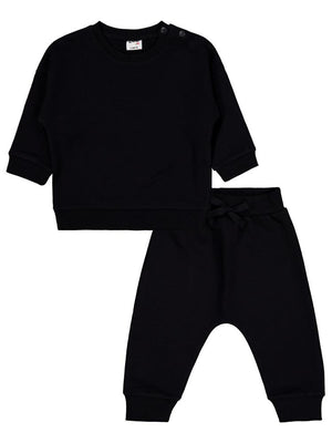 Civil Baby Basic 6-18 Ay Takım - Siyah