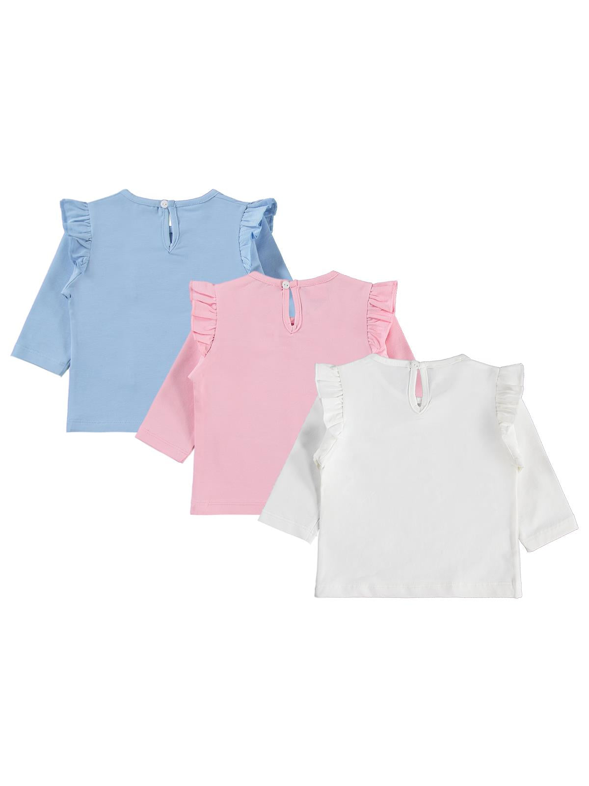 Civil Baby Tavşan Baskılı 3'lü Set 6-18 Ay Sweatshirt
