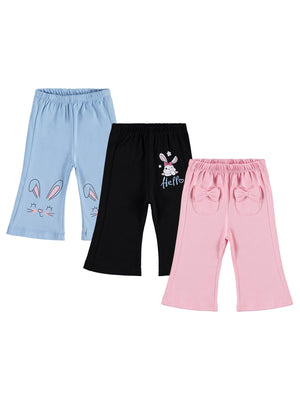 Civil Baby Tavşan Baskılı 3'lü Set 6-18 Ay Tayt