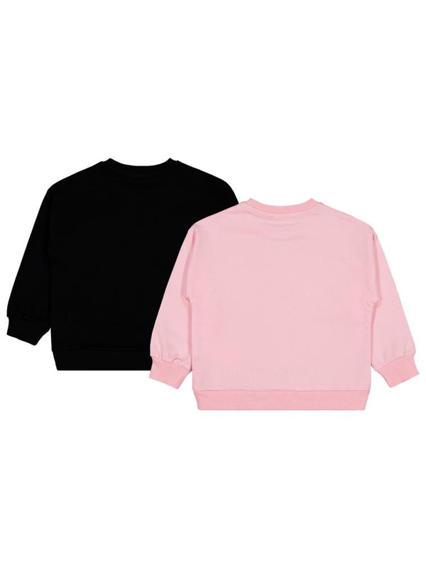 Civil Girls Fiyonk Baskılı 2'li Set 2-5 Yaş Sweatshirt