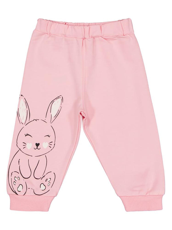 Civil Baby Tavşan Baskılı 3'lü Set 6-18 Ay Eşofman Altı