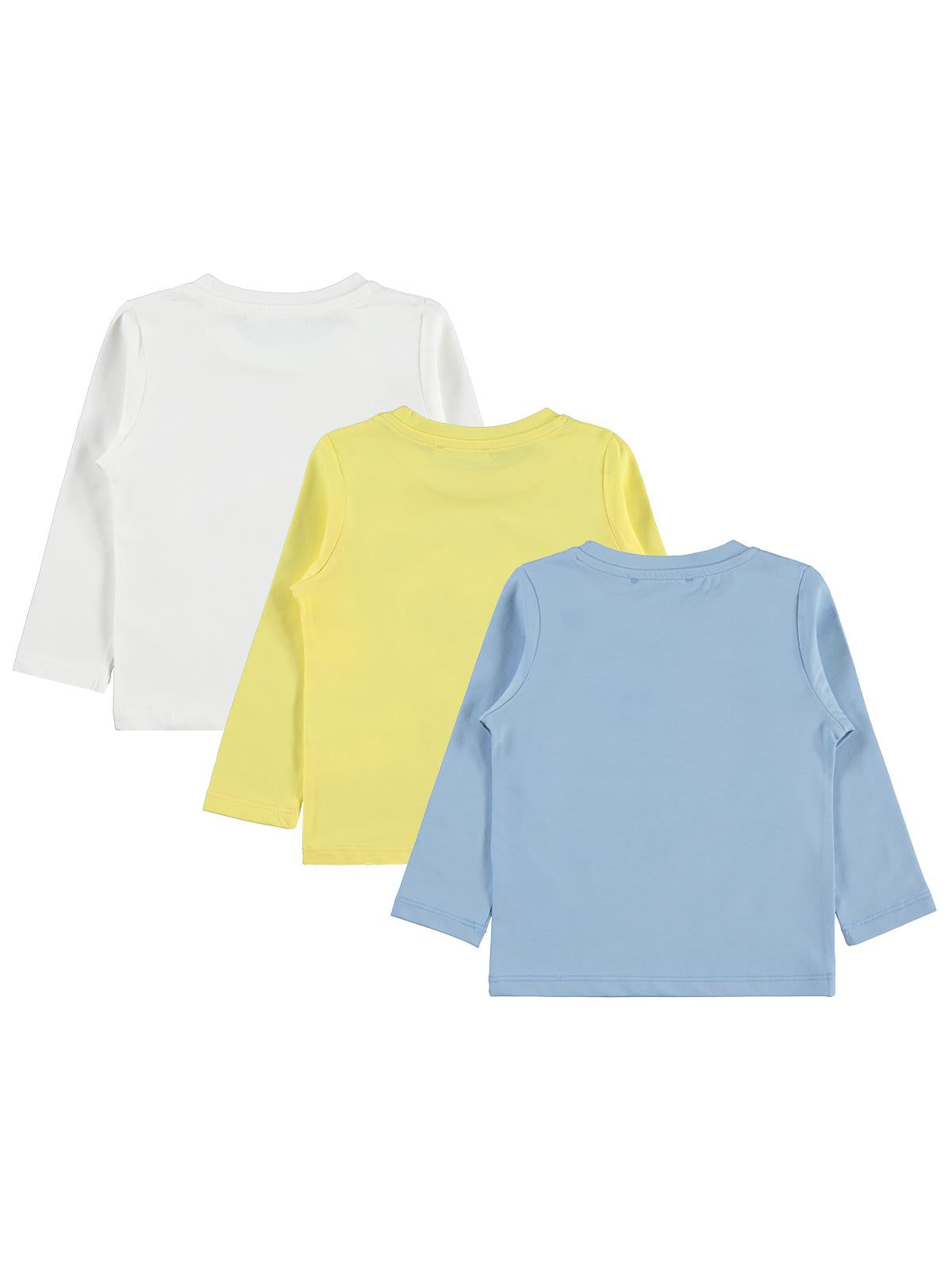 Civil Girls Çiçek Baskılı 3'lü Set 2-5 Yaş Sweatshirt