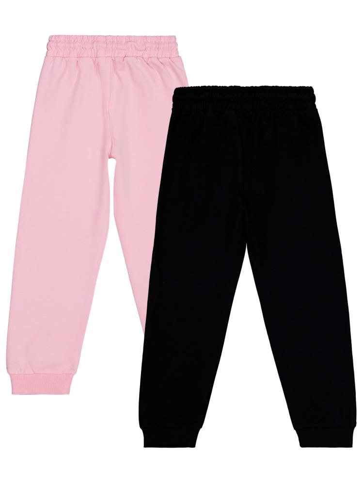 Civil Girls Fiyonk Baskılı 2'li Set 6-9 Yaş Eşofman Altı