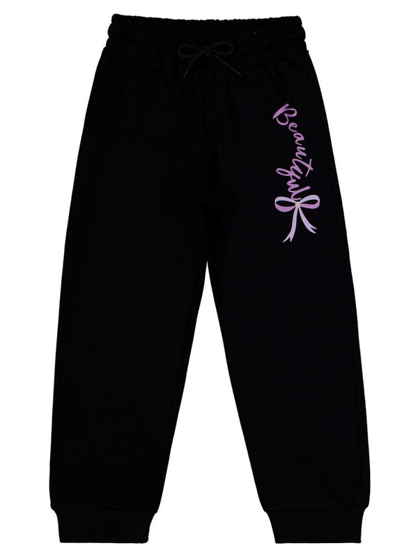 Civil Girls Fiyonk Baskılı 2'li Set 6-9 Yaş Eşofman Altı