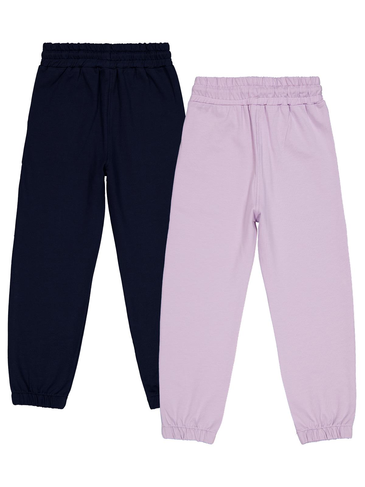 Civil Girls New York Baskılı 2'li Set 6-9 Yaş Eşofman Altı