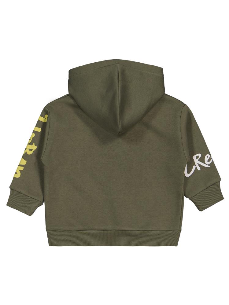Civil Boys Street Art Baskılı 2-5 Yaş Sweatshirt - Haki